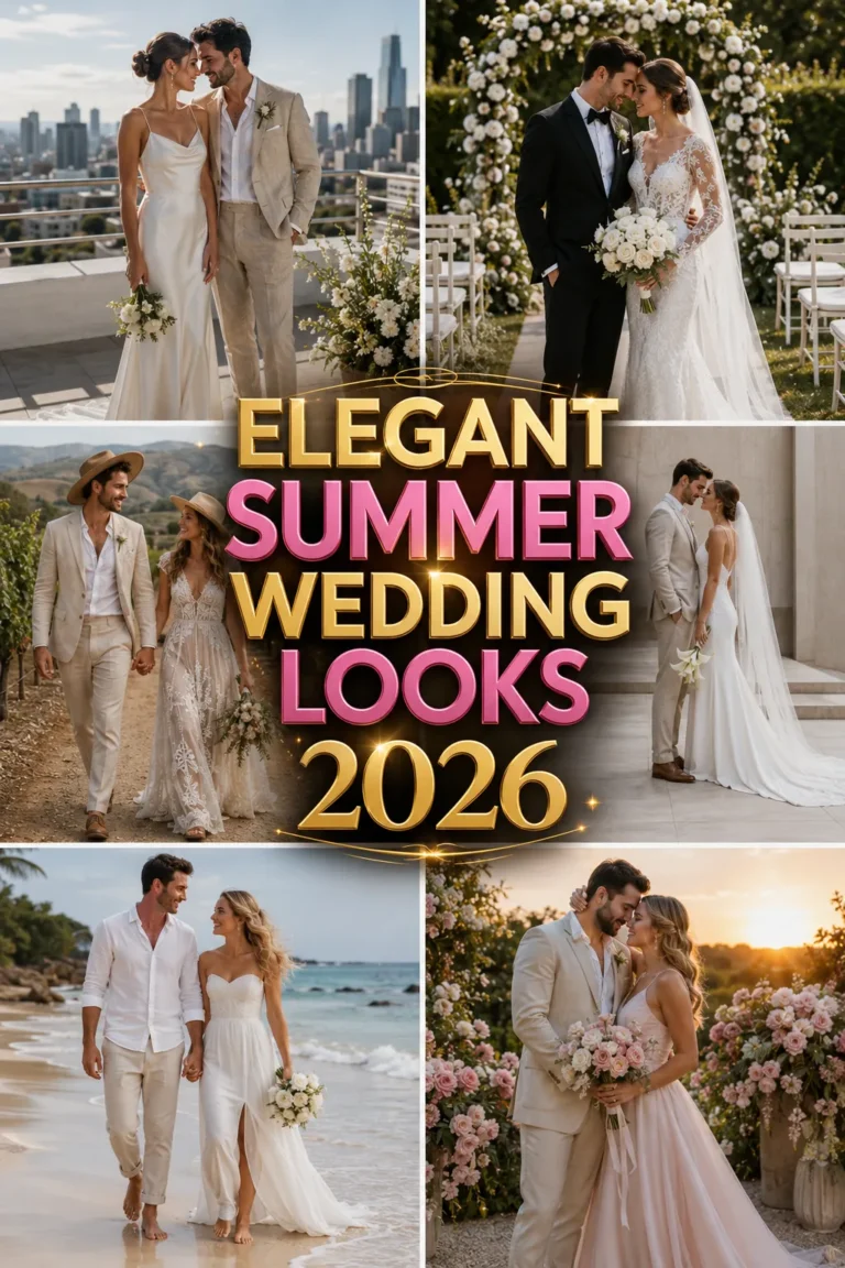 Elegant Summer Wedding Looks for Today’s Couples