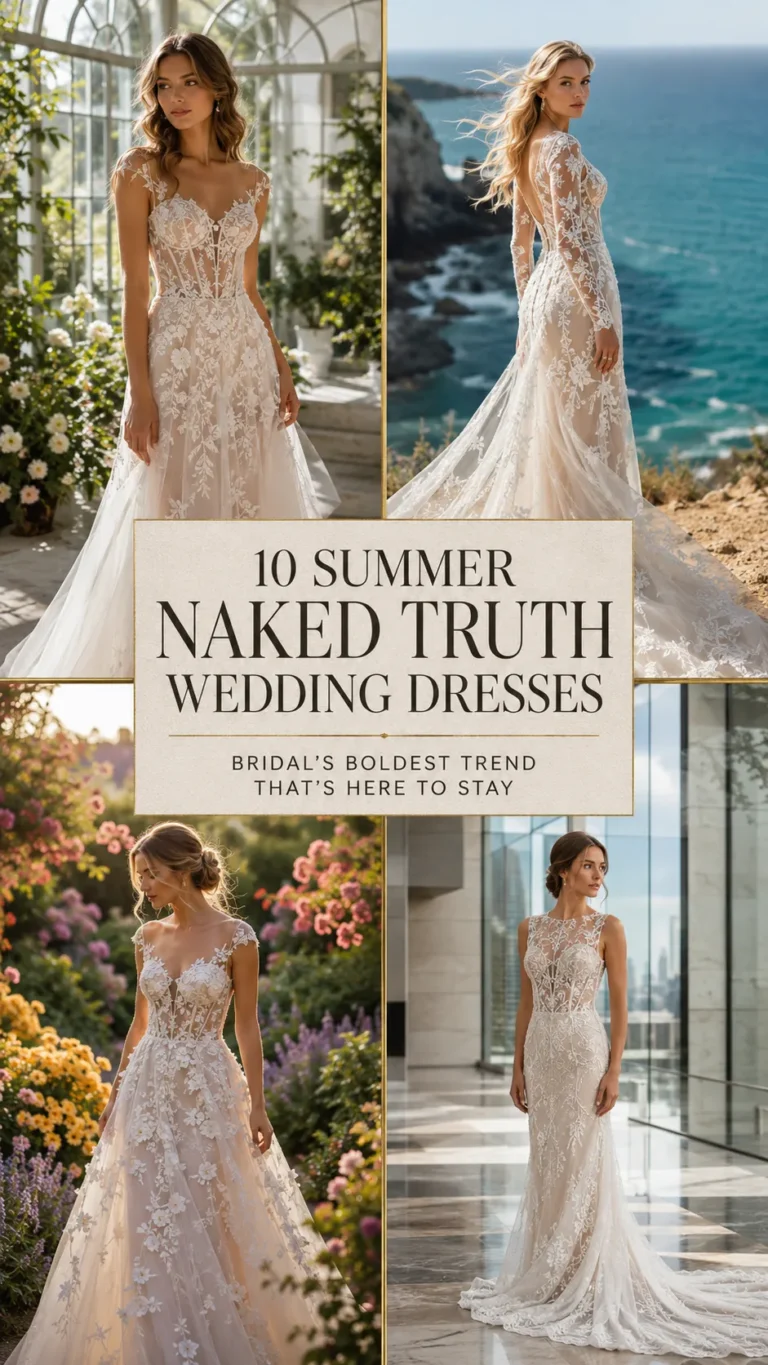 Summer Naked Truth Wedding Dresses: Bridal’s Boldest Trend That’s Here to Stay