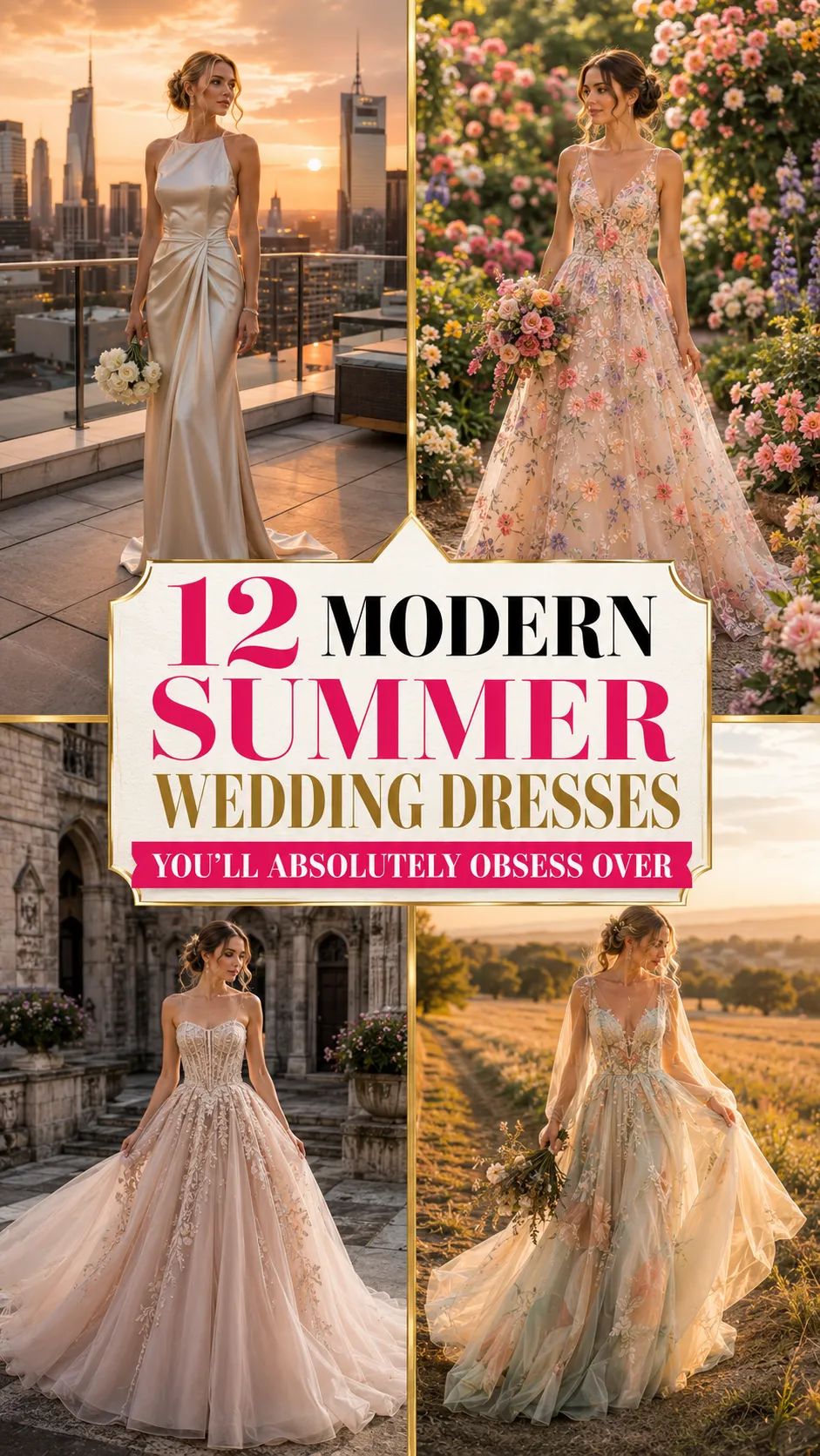 Modern Summer Wedding Dresses You’ll Absolutely Obsess Over