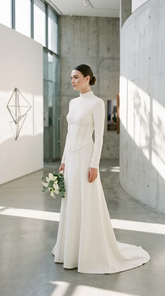 Basque Waist with Long Sleeves