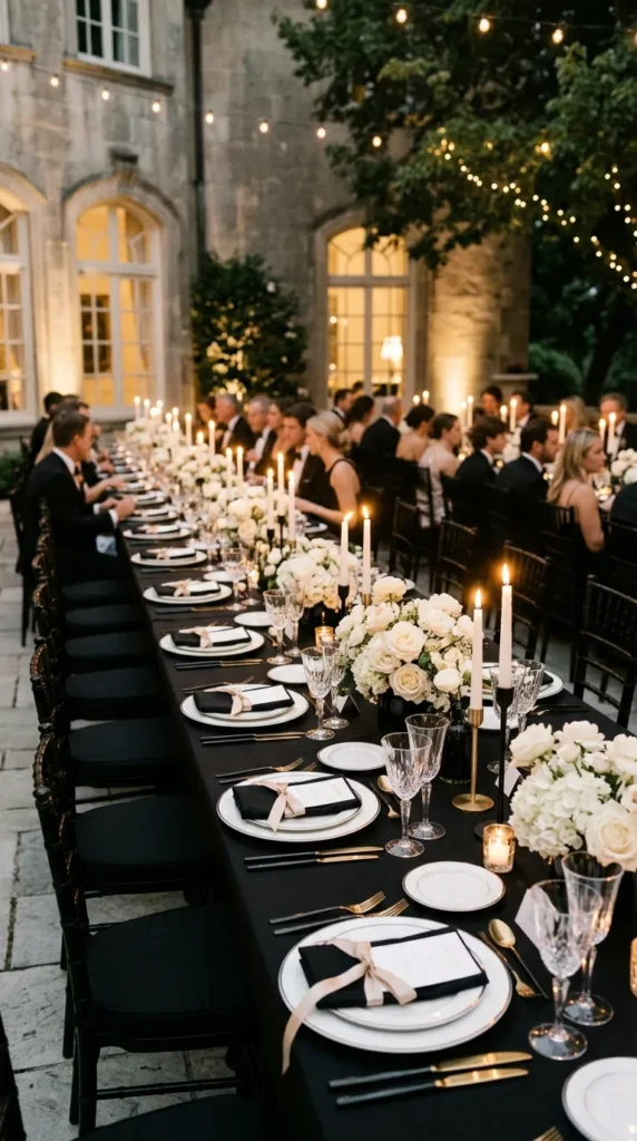 Black, White, and Champagne