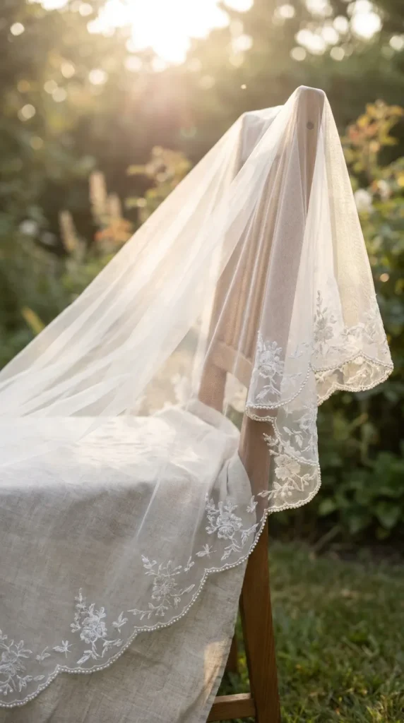 Opt for a Veil with a Subtle Edge Detail