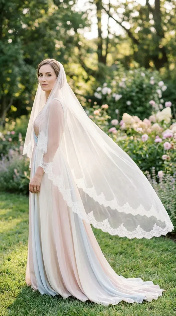Go for a Fingertip-Length Veil