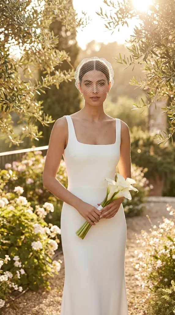 Choose a Short Veil for Comfort