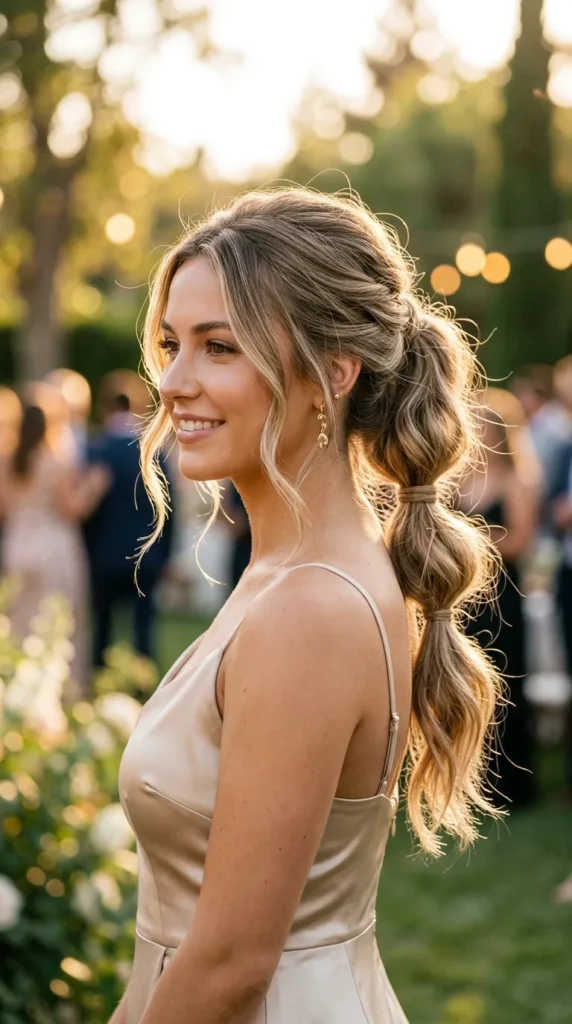 Bubble Ponytails with Soft Romantic Texture