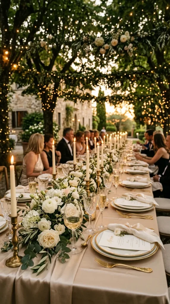 Champagne, Ivory, and Soft Gold
