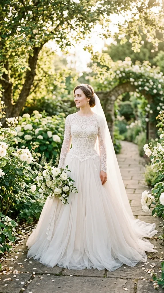 Classic Basque Waist Ball Gown