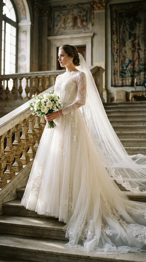 Corset Bodice Lace Princess Gown