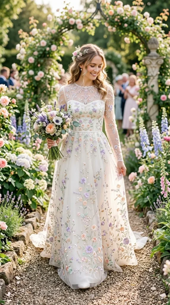 Corset-Inspired Basque Waist Gown