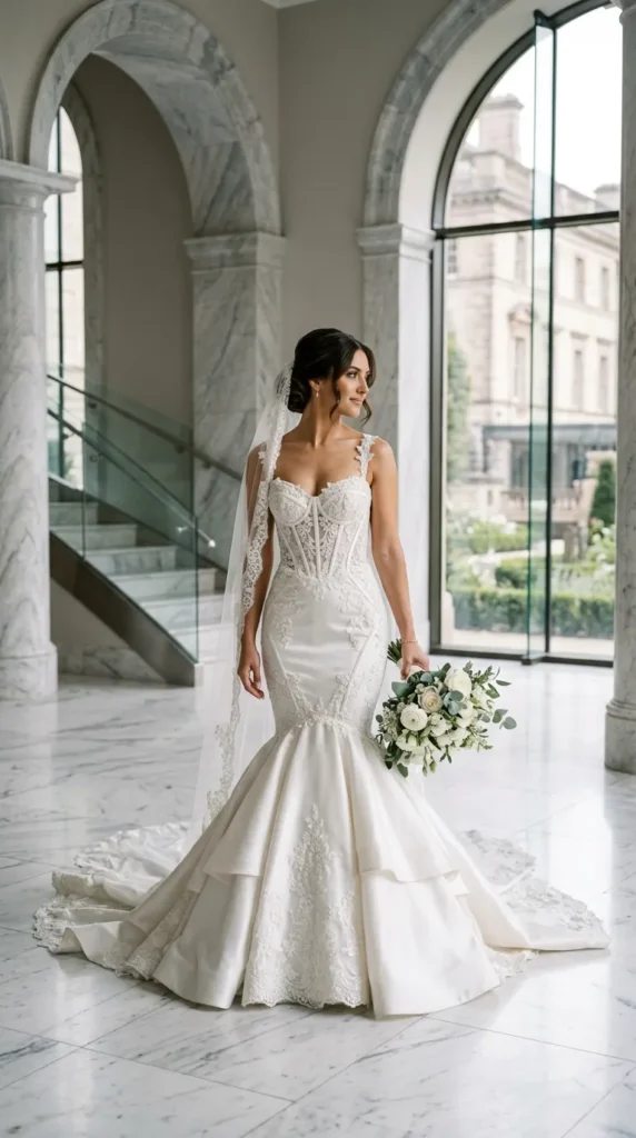 Corset Mermaid Wedding Dress