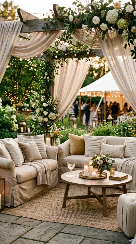 Create Flowing Pleated Lounge Areas