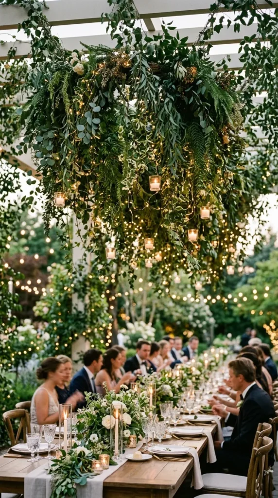 Create Greenery-Focused Hanging Chandeliers