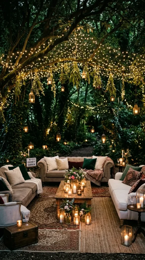 Create Hidden Lounge Areas Throughout the Garden