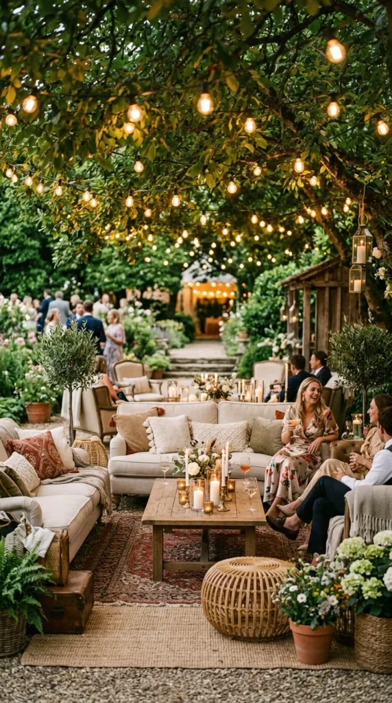Create Intimate Garden Lounge Areas