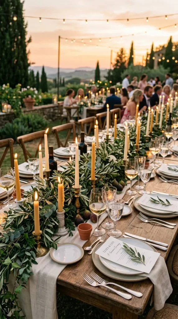 Create Overgrown Greenery Tablescapes with Candlelight