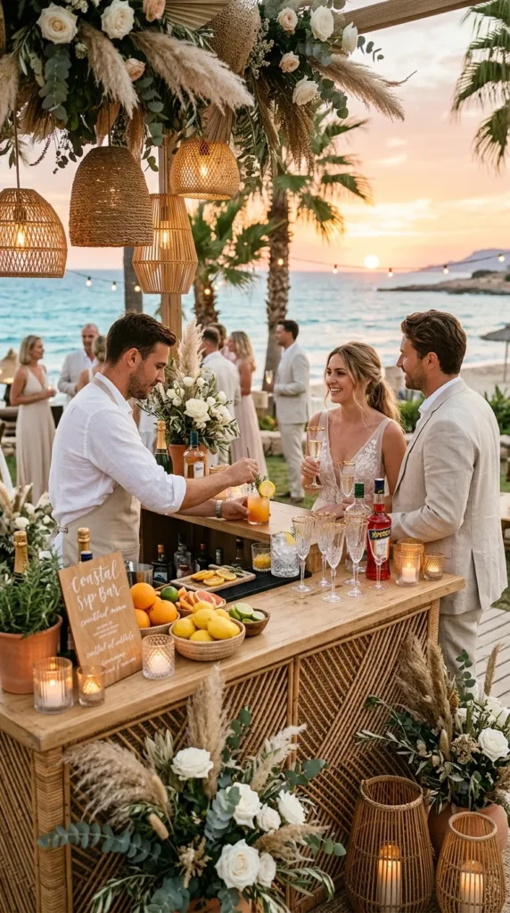 Create a Coastal-Inspired Cocktail Bar