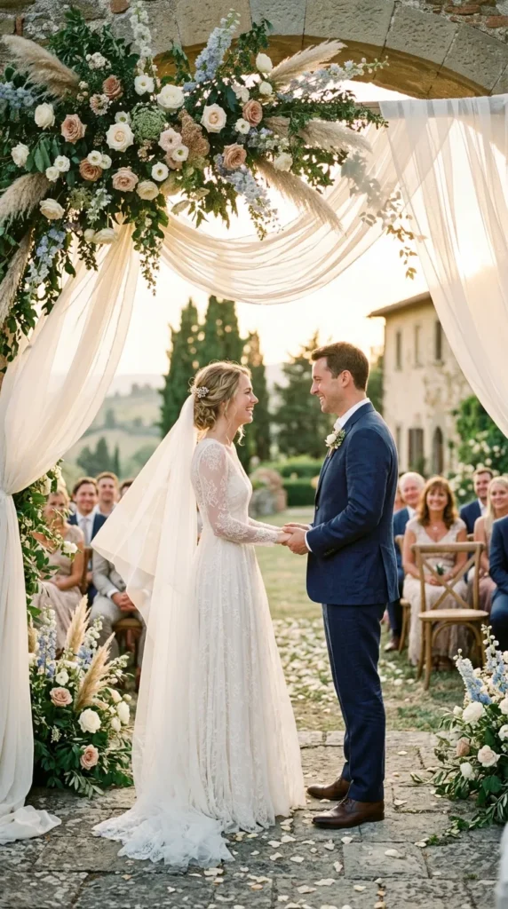 Create a Sunset Ceremony Backdrop
