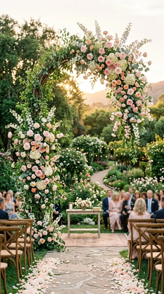 Design a Floral Ceremony Backdrop That Feels Organic