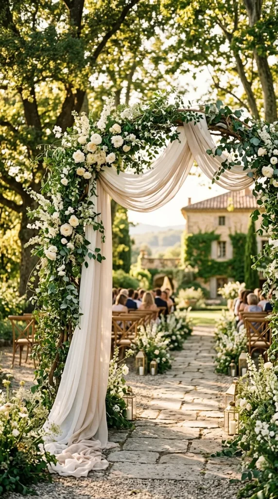 Design a Greenery Ceremony Arch That Feels Natural