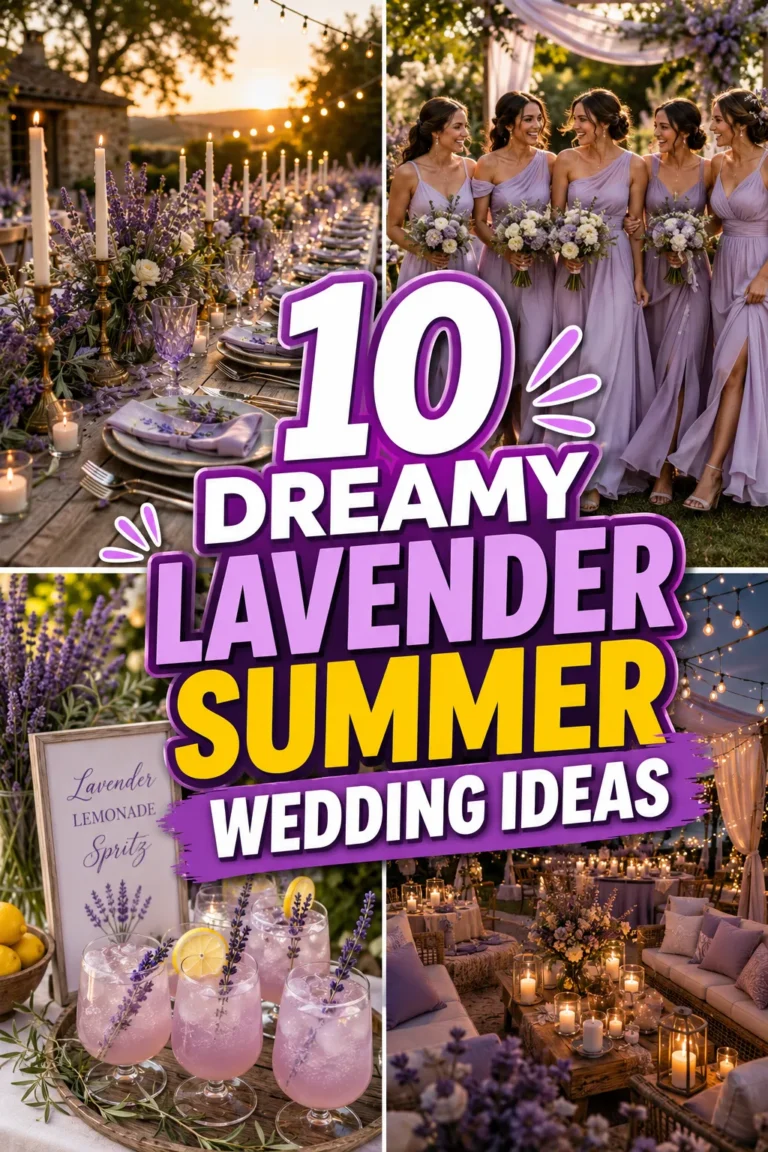 Dreamy Lavender Summer Wedding Ideas for a Romantic Celebration