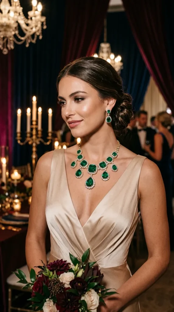 Emerald or Sapphire Statement Pieces