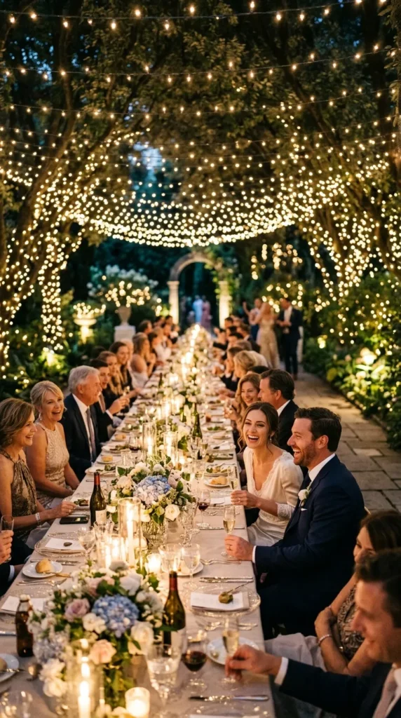 Hang Thousands of Warm String Lights Overhead