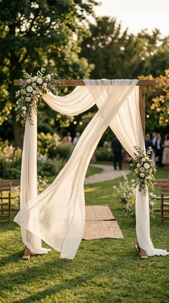 Incorporate Sheer Flowing Drapery