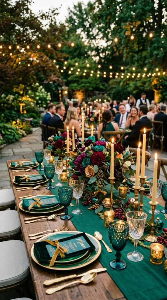 Incorporate Teal Glassware and Decorative Accents