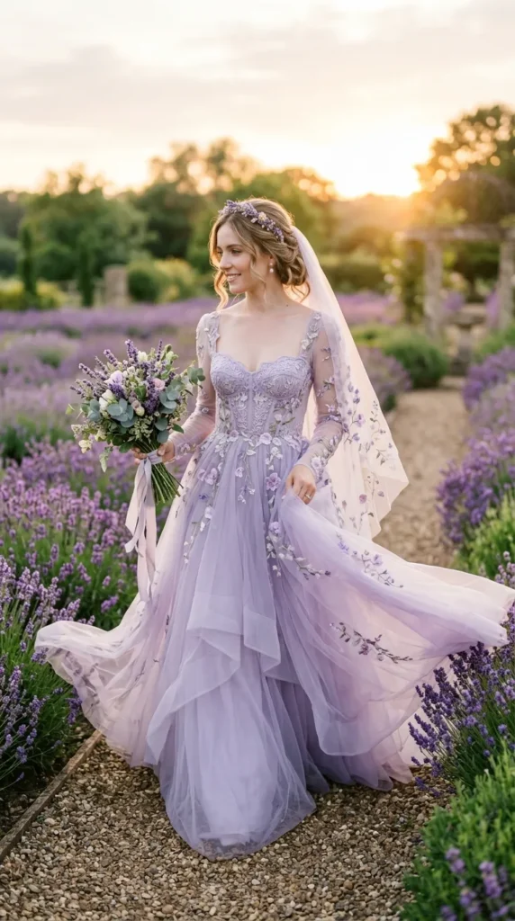 Lavender Dream Bridal Gown