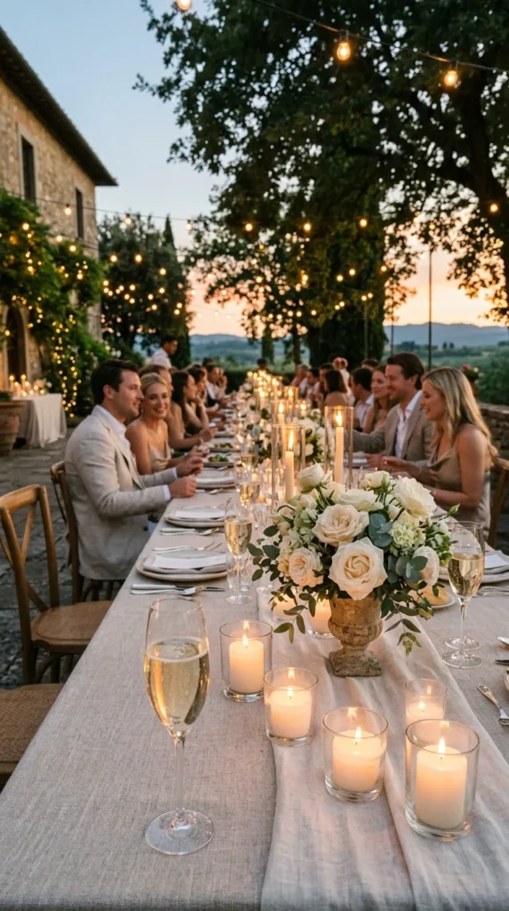 Layered Neutrals with Candlelit Summer Romance