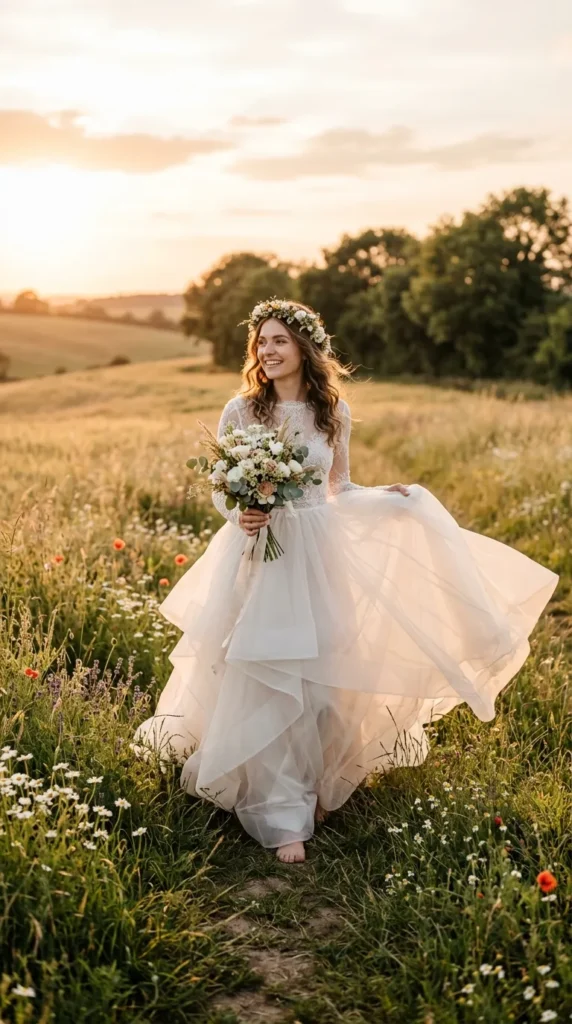 Layered Organza Romantic Dress