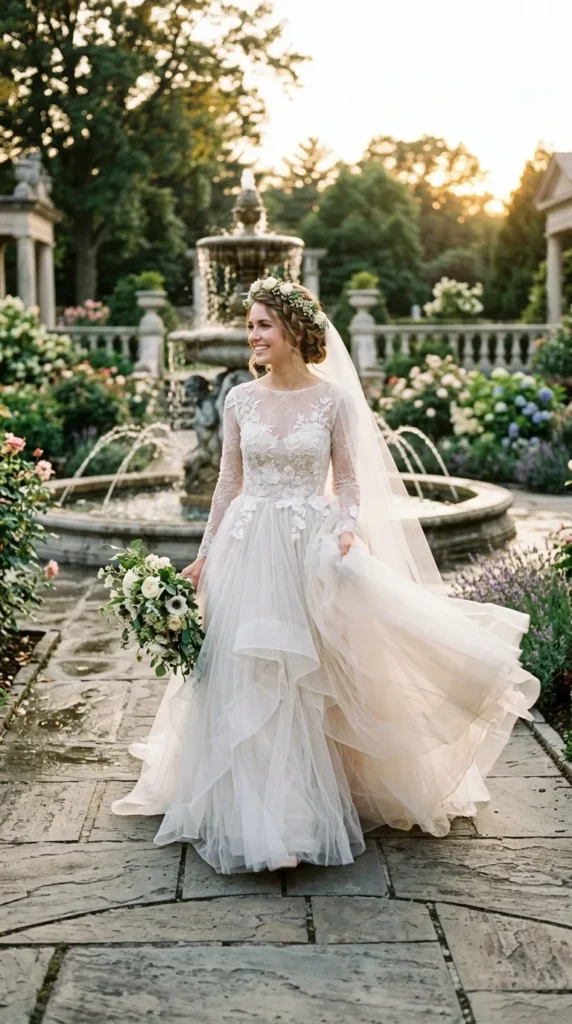 Lightweight Tulle Ball Gown