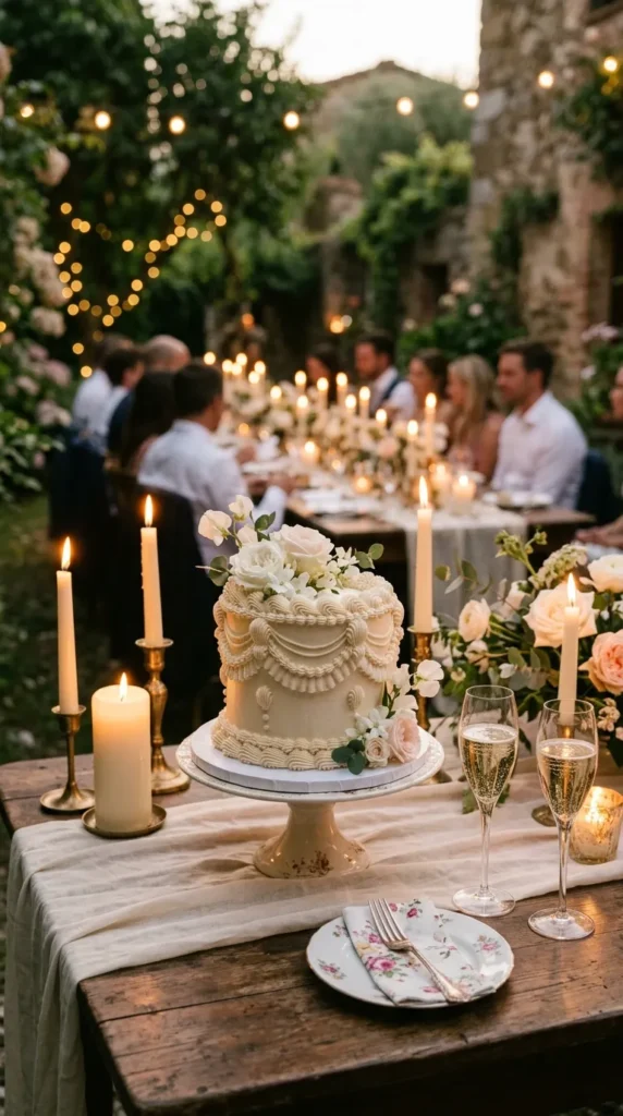 Mini Lambeth Cakes for Intimate Summer Weddings