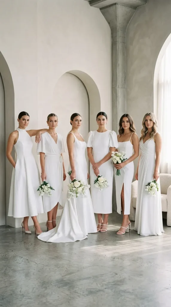 Mix-and-Match White Silhouettes