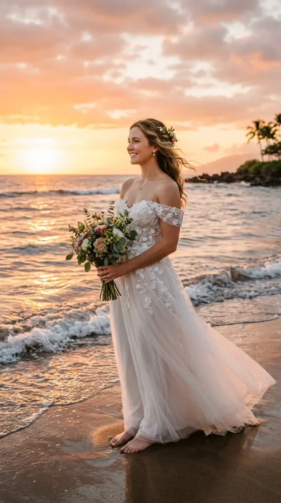 Off-Shoulder Floral Romance Dress