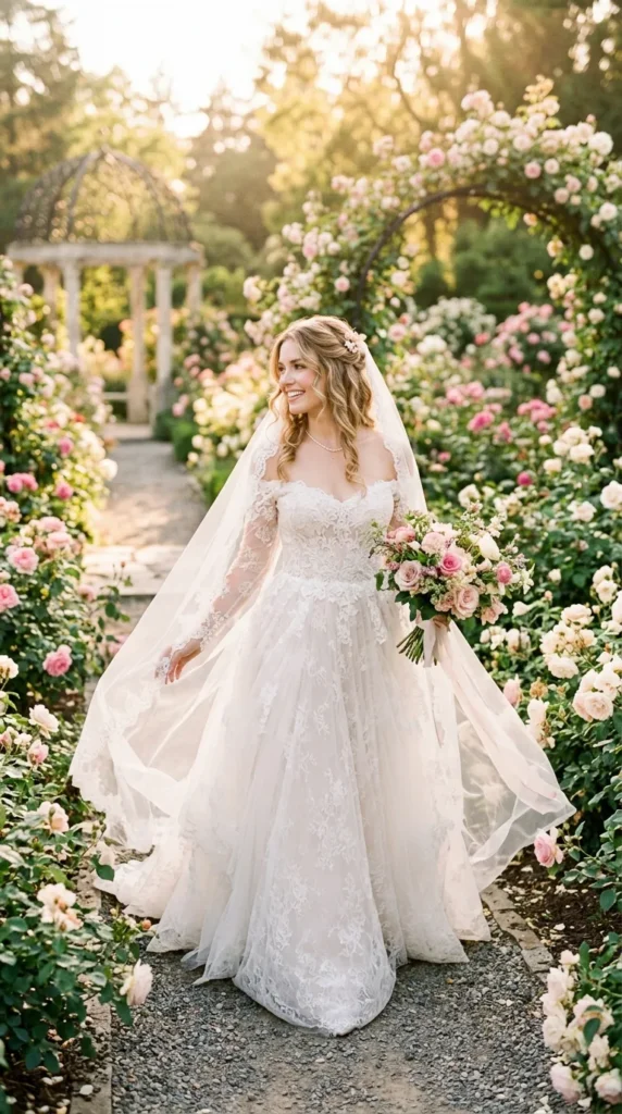 Off-Shoulder Lace Fairytale Dress
