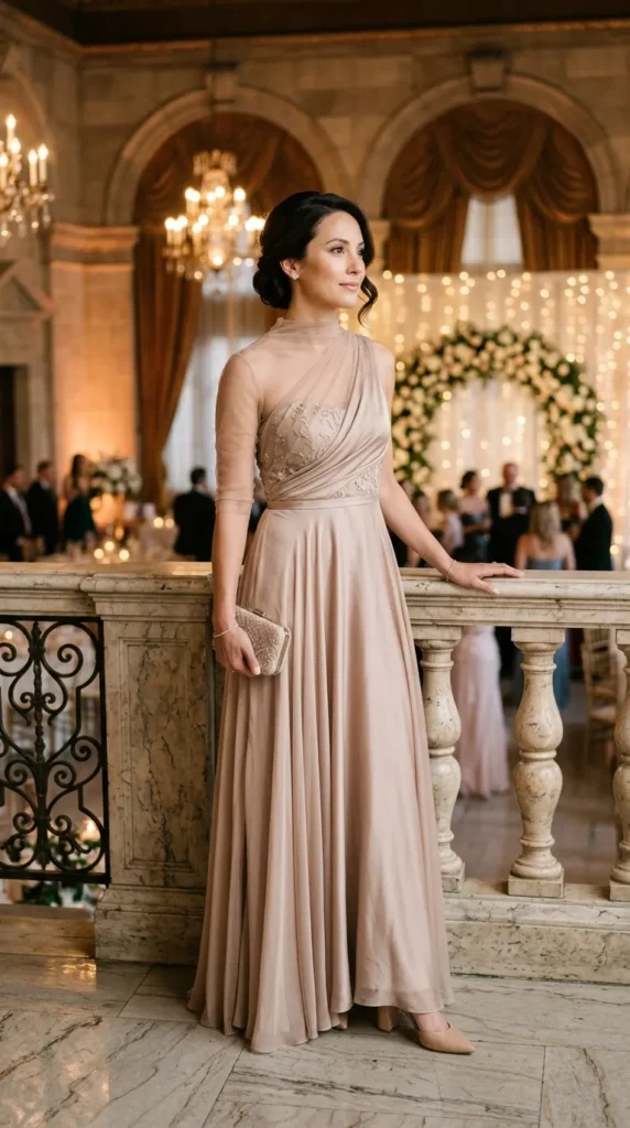 One-Shoulder Formal Dress
