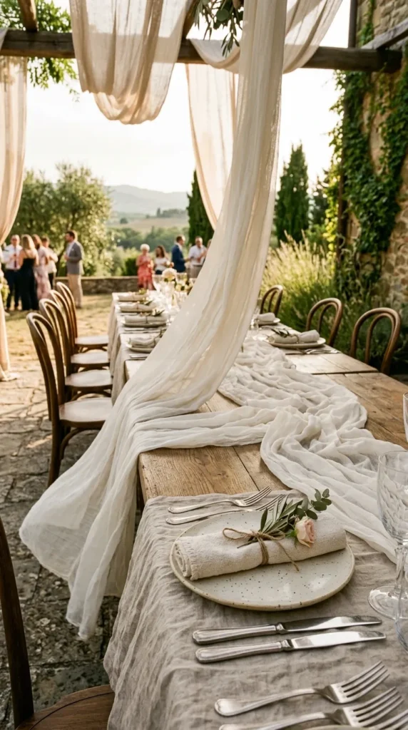 Organic Linen and Gauze Textures