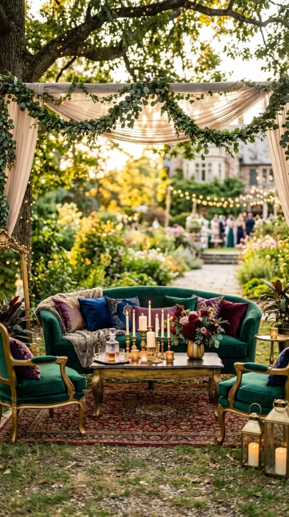 Pair Emerald Green with Soft Velvet Textures