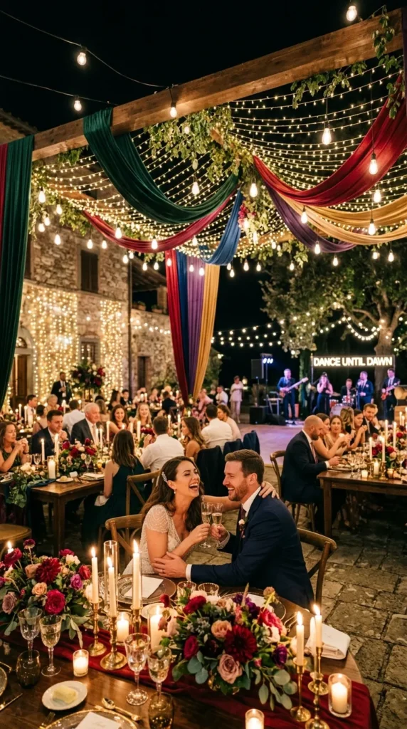 Pair Jewel Tones with Dark Romantic Lighting