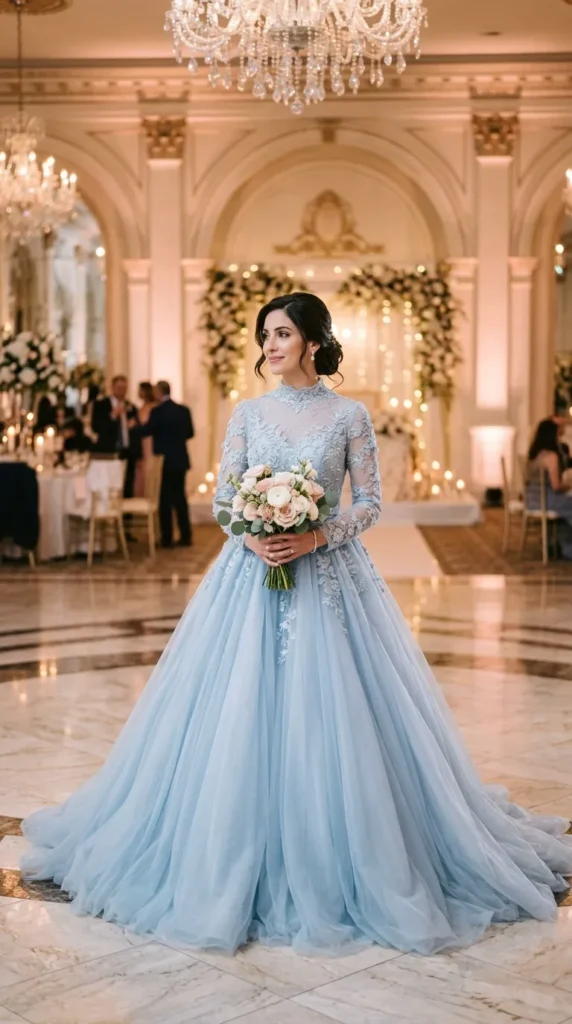 Pastel-Toned Ball Gown