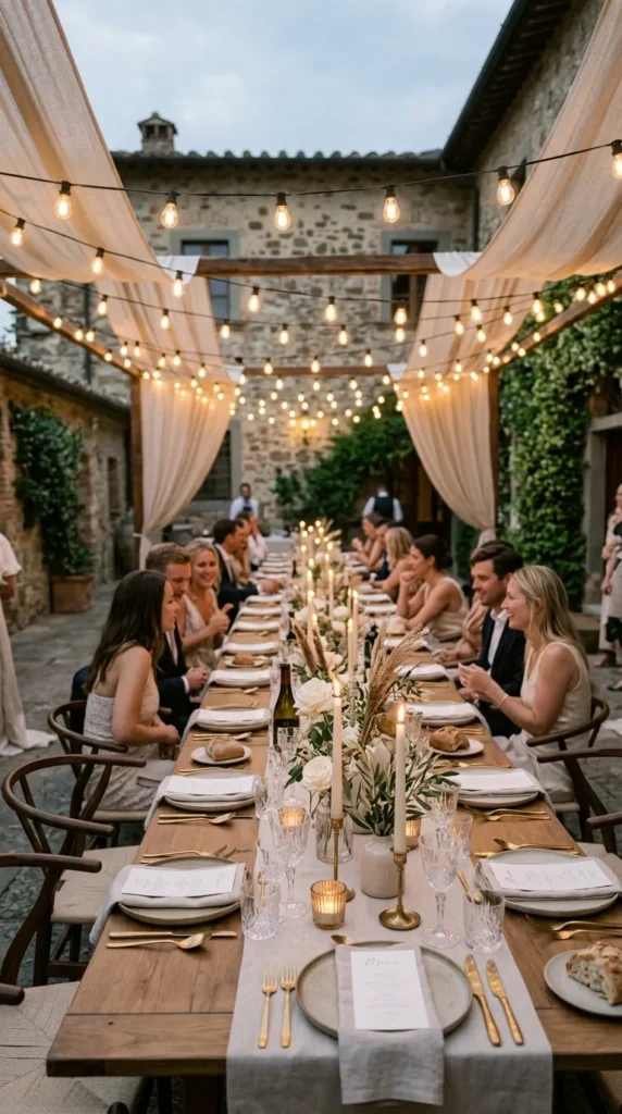  “Quiet Luxury” Reception Styling