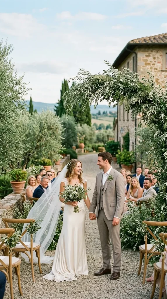 Replace Traditional Florals with Olive Branch Installations