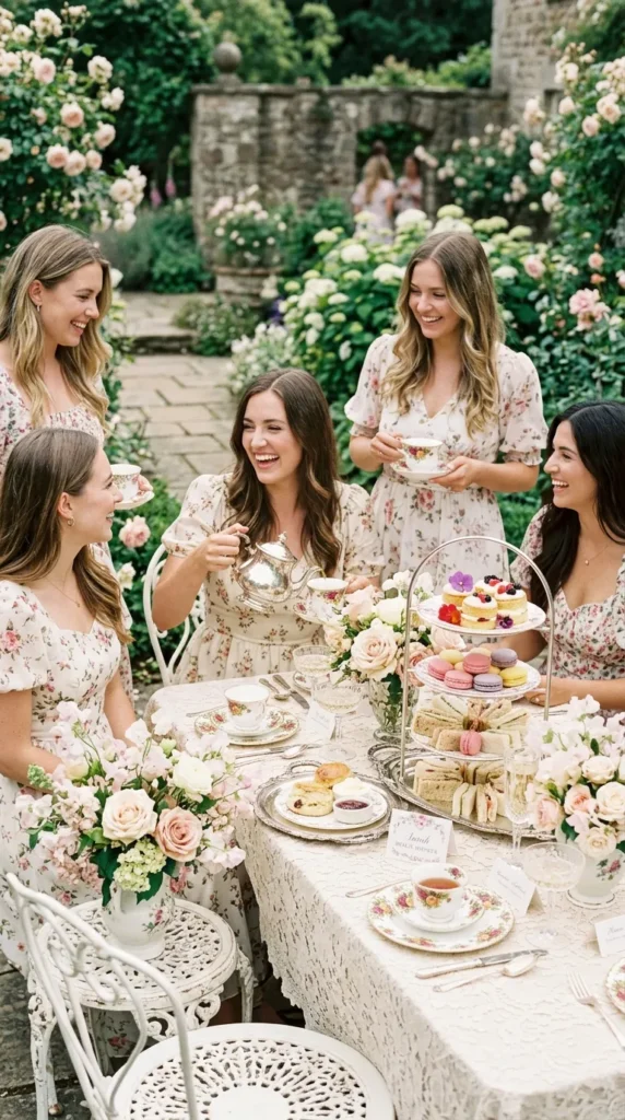 Romantic English Tea Garden