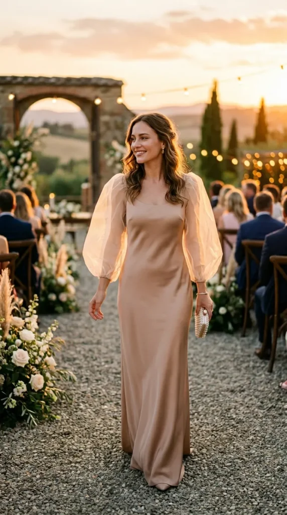 Romantic Tulle Sleeve Dresses