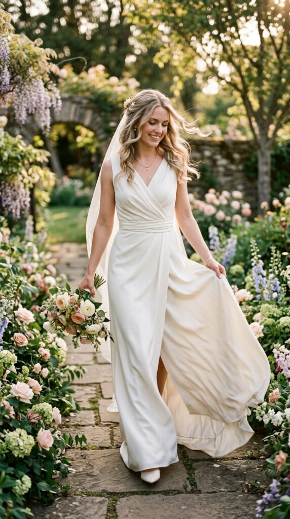 Soft Draped Minimalist Gown