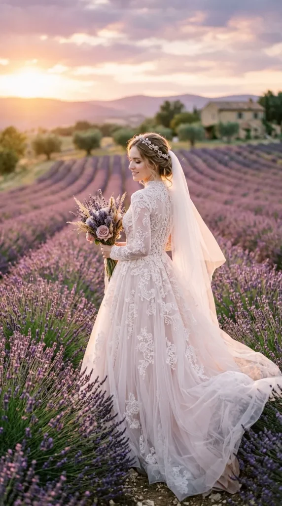 Soft Pastel Lace Princess Dress