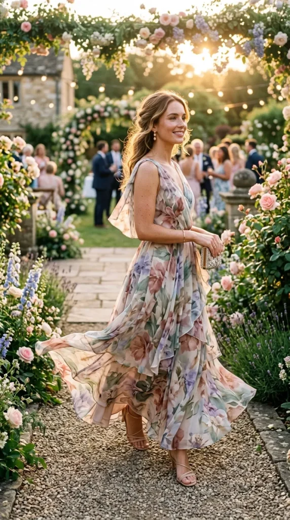 Soft Watercolor Floral Maxi Dresses