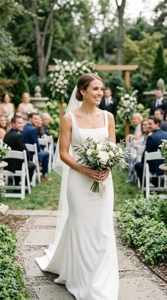Square Neck Minimalist Gown