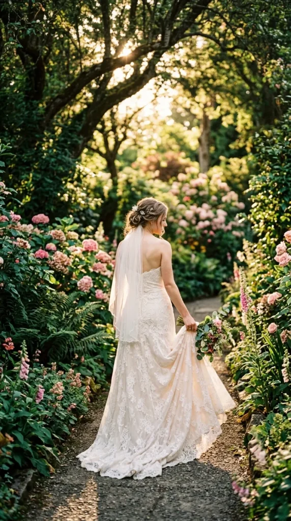 Strapless Lace A-Line Wedding Dress